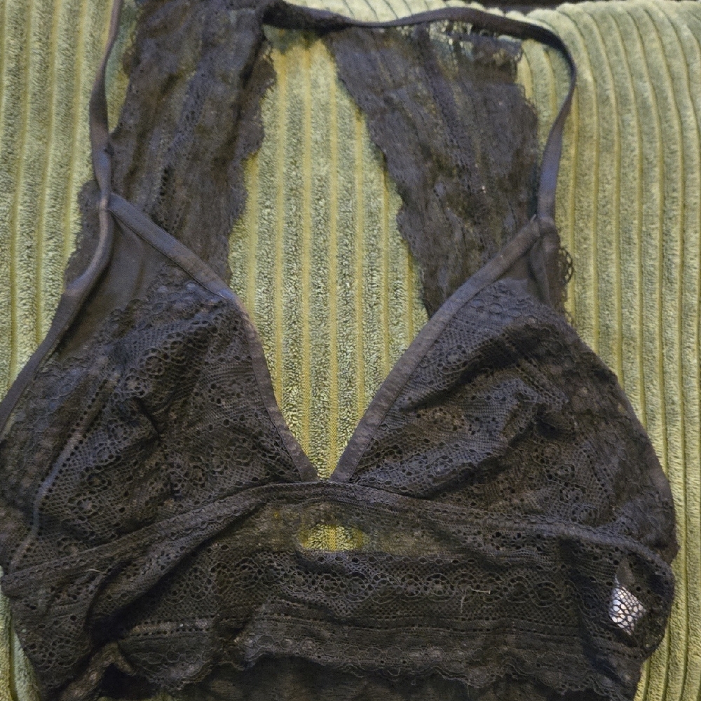 Elegant Black Lace Bralette